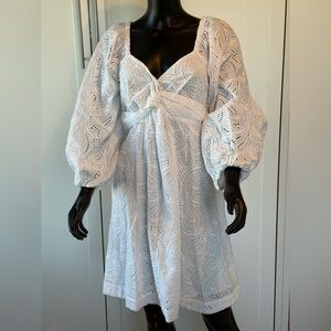 Banana Republic White Lace Dress